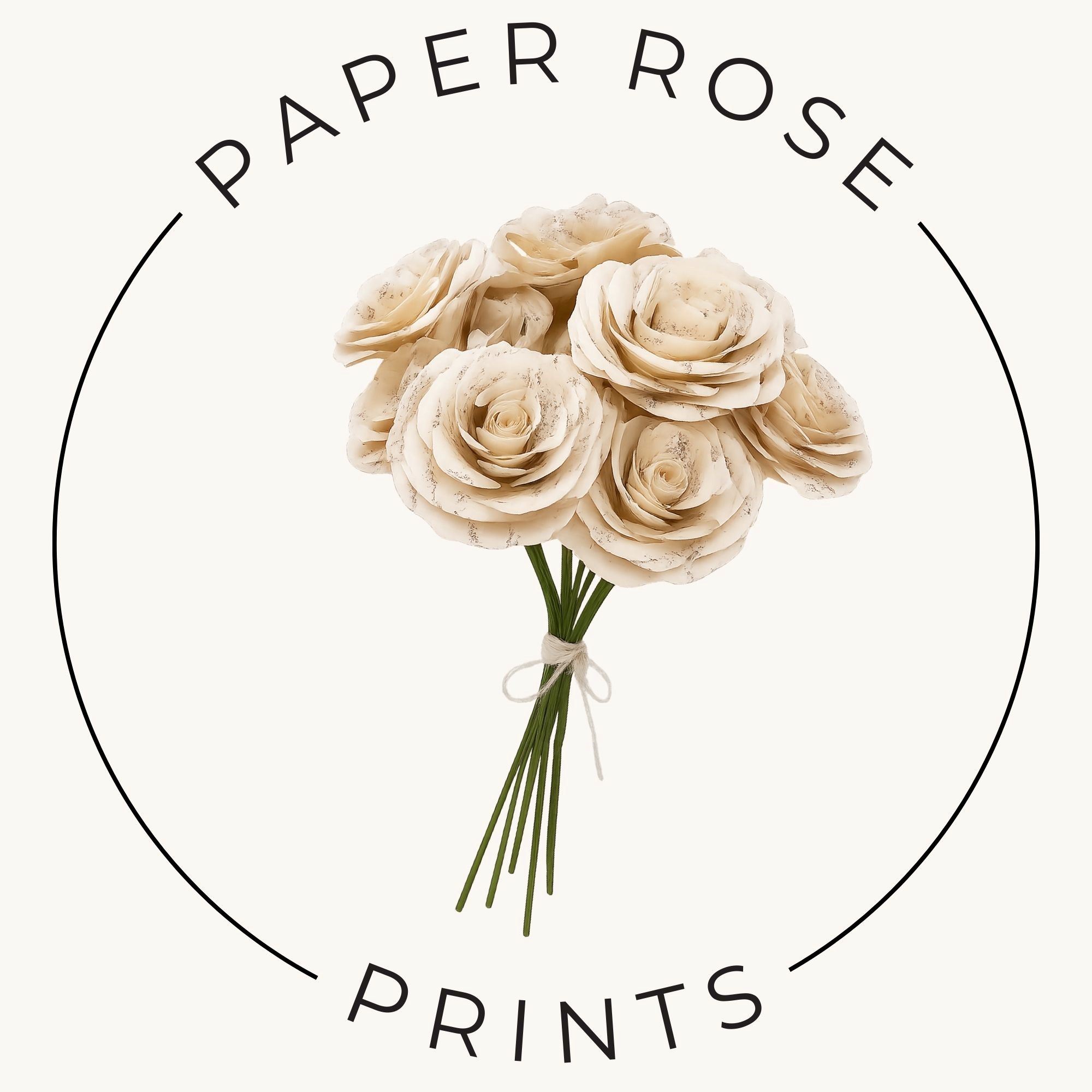 Paper Rose Prints Logo