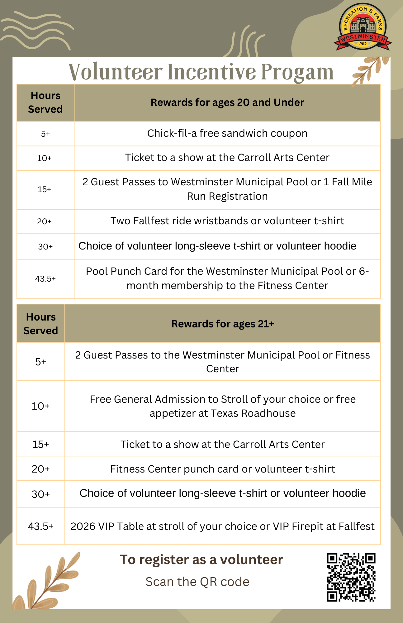 Volunteer Flyer -  General